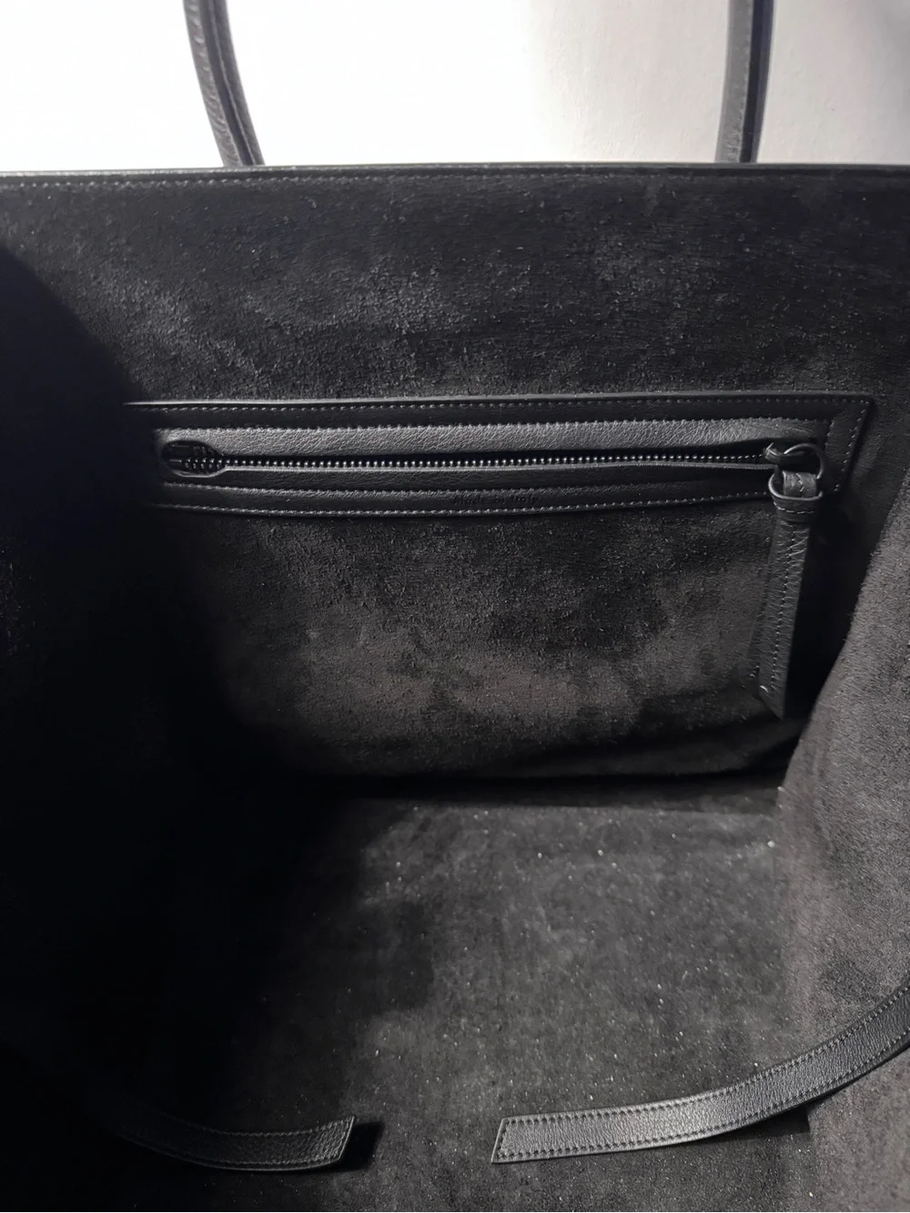 CELINE LUGGAGE MEDIUM TOTE BAG BLACK AUTHENTIC 2017